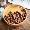 Plateau de service rond en bois de bambou