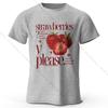 Modernes Erdbeer-Grafik-T-Shirt 100% Baumwolle - Elegantes zeitgenössisches Design Atmungsaktives Alltags-Essential