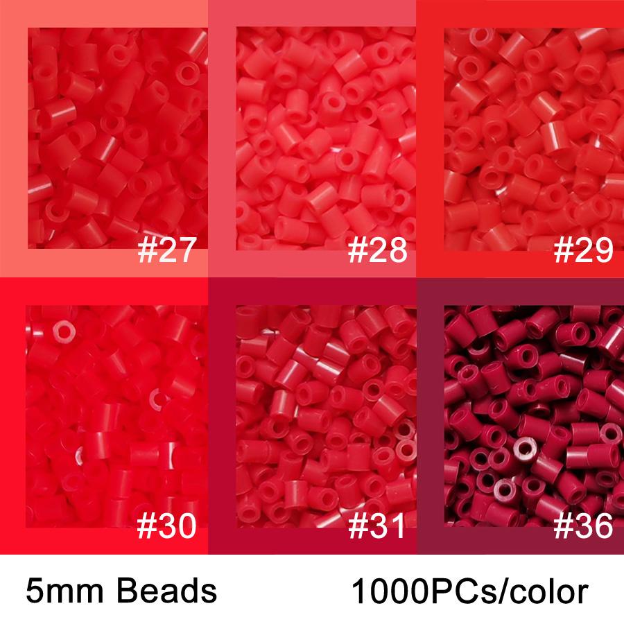 Non-Toxic 6000Pcs 5Mm Iron Beads Pixel Art Kit 6Color Black White For Kid Hama Perler Bead Diy Puzzles High Quality Gift Children Toys