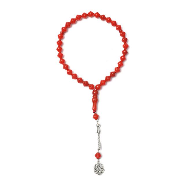 Islamski 11mm Różaniec Bransoletka - 33 Koraliki Misbaha Biżuteria do Modlitwy