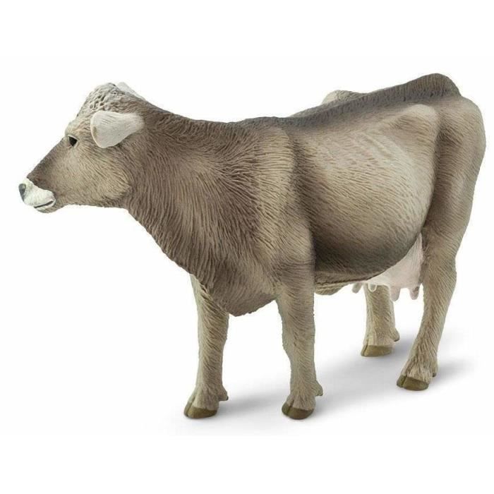 Figurine - SAFARI - Safari Vache Suisse - Gris - Pour Enfant - Intérieur