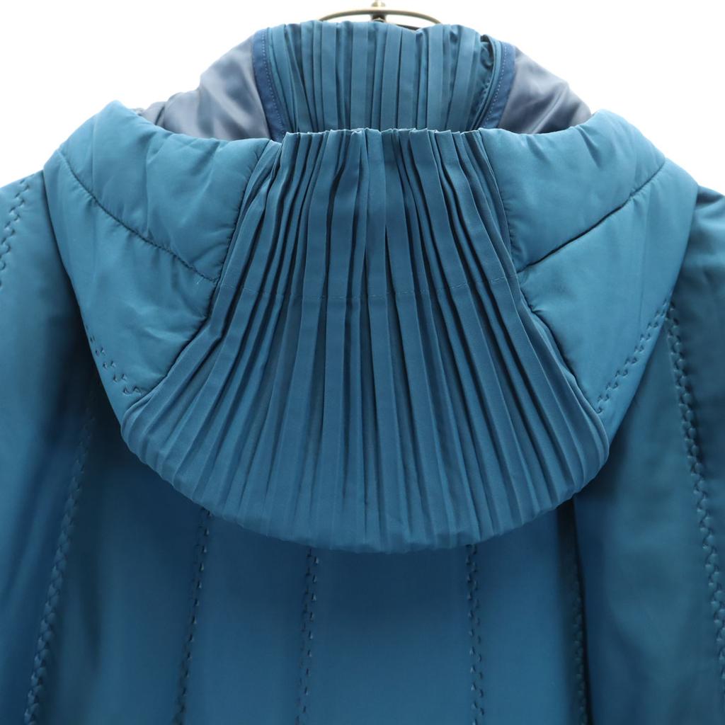PLEATS PLEASE ISSEY MIYAKE. Made In Japan Batting Coat Blue Women Used