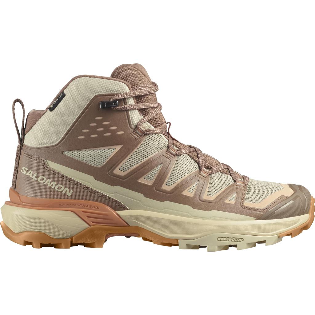 Salomon XUltra 360 Edge Mid W Hiking Shoes Size GORE-TEX High-Top (Beige, 23.0, Women's, L47462700)