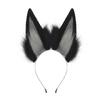 Plush Animal Ears Hair Hoop Comfortable Headwear For Long Wear Cosplay Event Skin Friendly Design Headdress