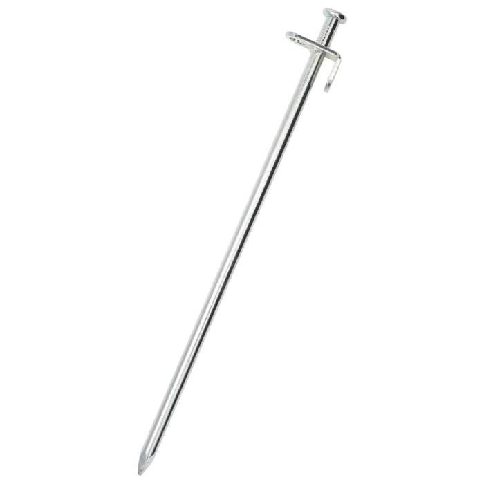 VidaXL Piquets de tente 24 pcs 30 cm 8 mm acier galvanisé, piquet de sol, piquet de tente en métal, piquet de tente en 4009357