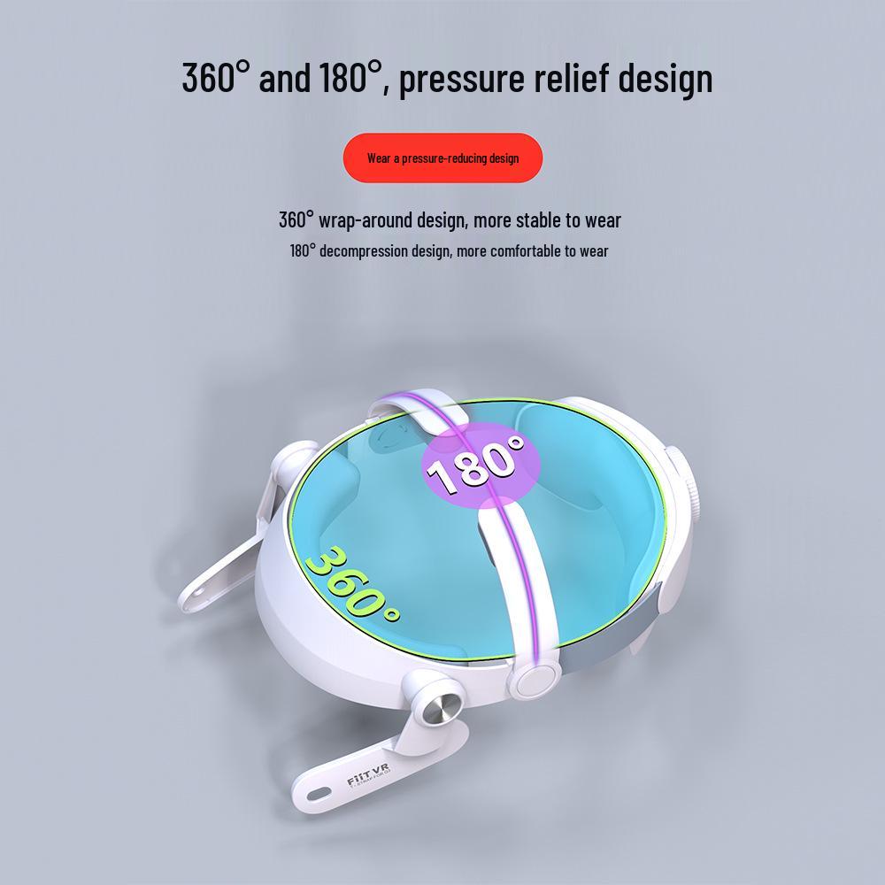 Meta Quest 3/3S VR Accessories T300 Elite Headset with Extended Battery Life