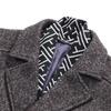 New Winter Scarf Collar Woolen Coat for Men, Thickened Mid-length Woolen Coat, Windbreaker, Woolen Coat