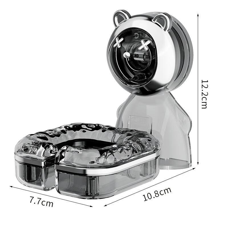 JINGRUIXIANG Wall-Mounted No-Drill Hair Dryer Holder