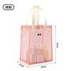 5pcs Cartoon Mesh Gift Bags Portable Beach Swimming Tote Large Capacity Handheld Storage Pouch For Birthday Party Favors Use