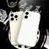 Shockproof Airbag Phone Case Cat Ears For iPhone 17 Air 16 Plus 15 14 13 12 11 Pro Max X XS XR 7 8 SE 2022 2020 Transparent Protective Cover For Women