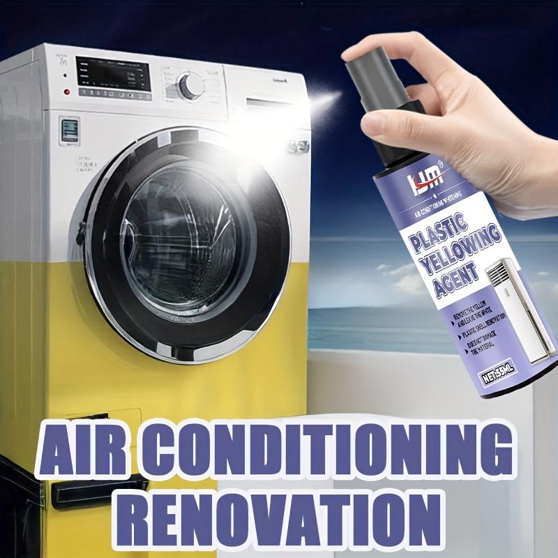 55ML Plastic Yellowing Spray, Strong Formula,Removes Oxidation Damage,Restores Dull Surfaces,Suitable for Air Conditioner Panels