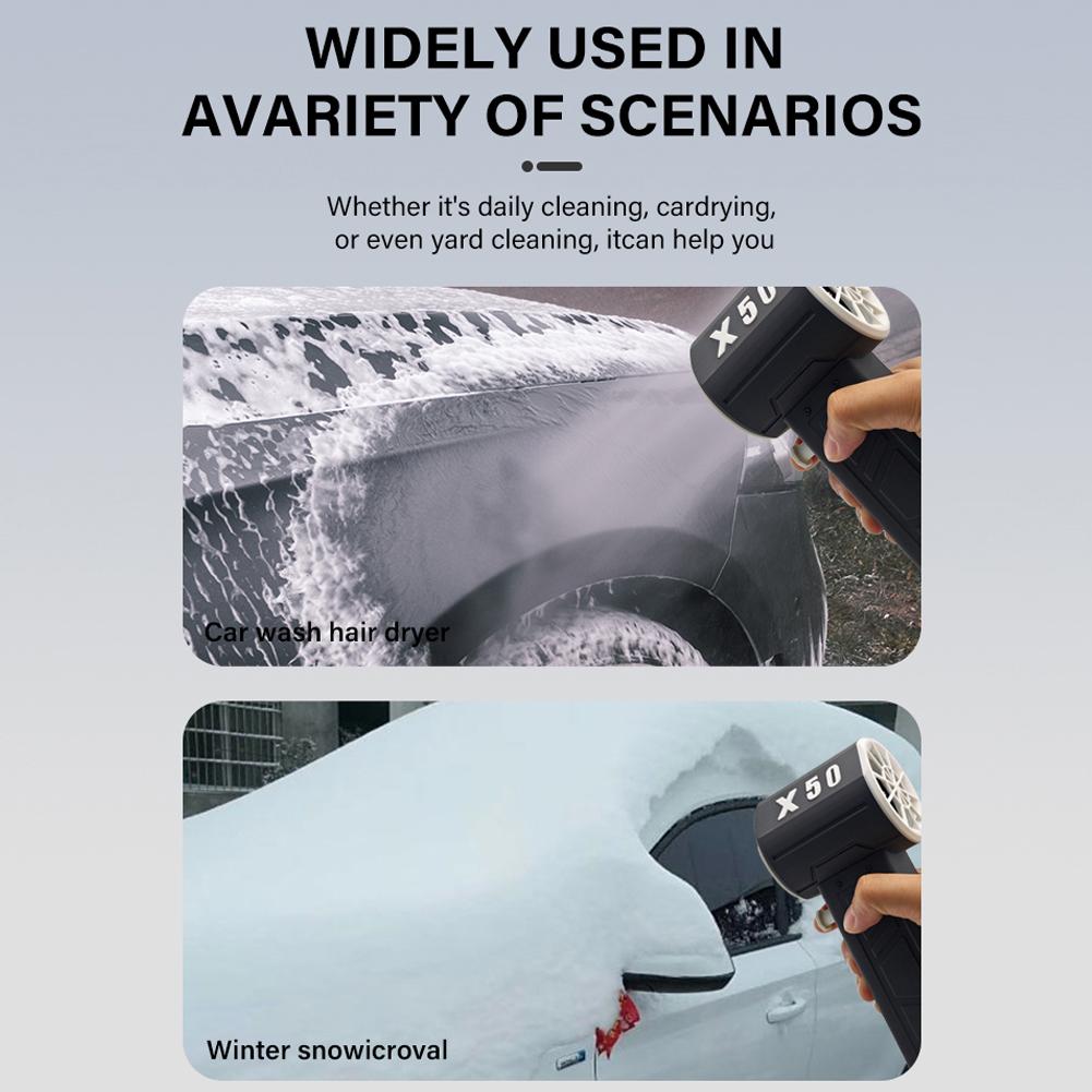 El Tipi X50 Jet Fan 1300g Yüksek İtişli Şiddetli Fan 50mm Fırçasız Motor Kanallı Turbofan Yüksek Güç