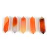 Reiki Crystal Products Natural Crystal Stone Carnelian Double Terminated Pencil/Obelisks for Reiki Grid and Aura Cleaning, Vastu Correction & Cry
