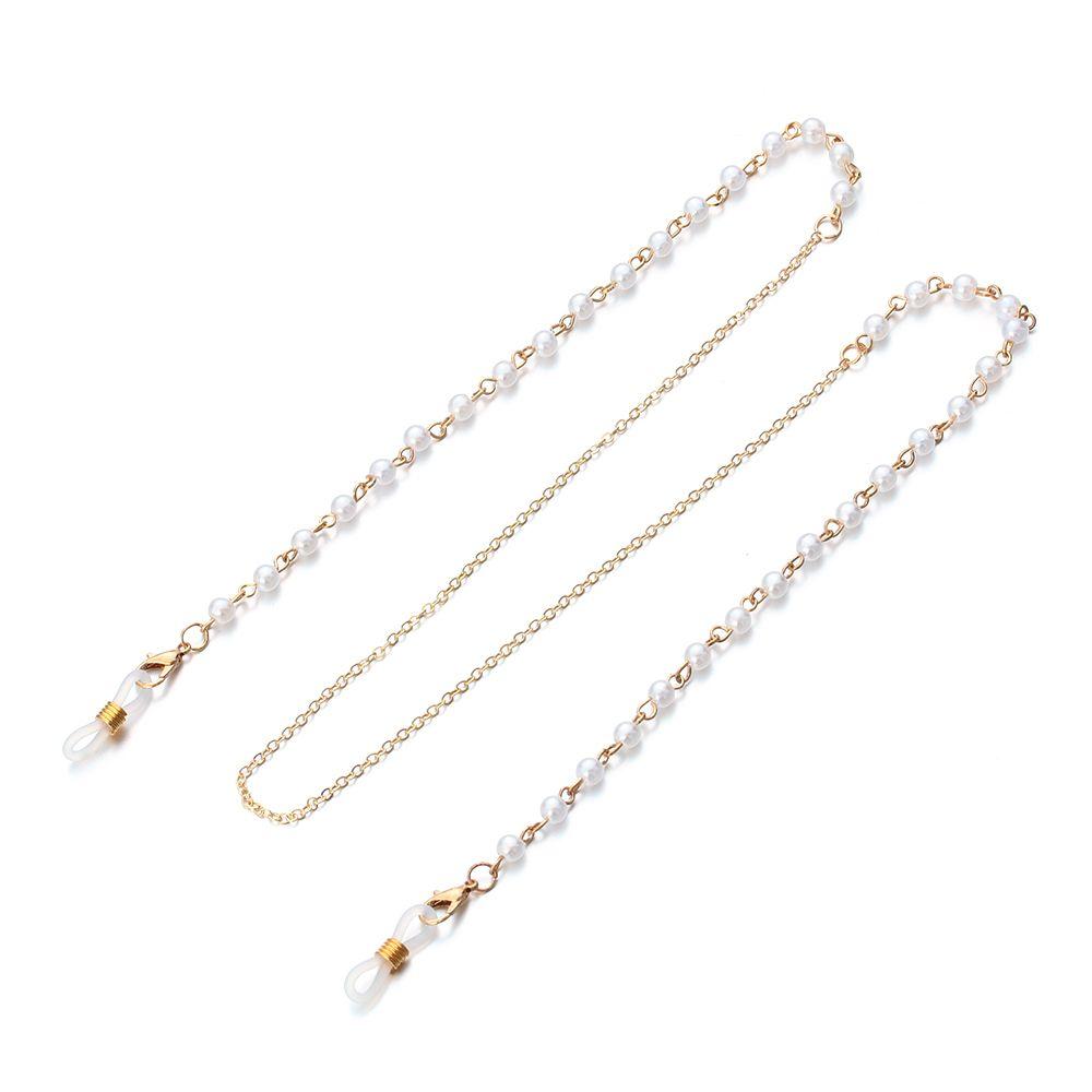 Accessories Sunglasses Holder Necklace Reading Glasses Lanyard Metal Eyeglass Chain Pearl Stars