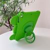 Cartoon Big Eyes Frog Tablet Case For Samsung Tab A7Lite A9 A11Plus T290/297 And iPad 7 8 9 10th 11th 12th Air Pro 11 A16 Mini 4 5 6 7 Kickstand