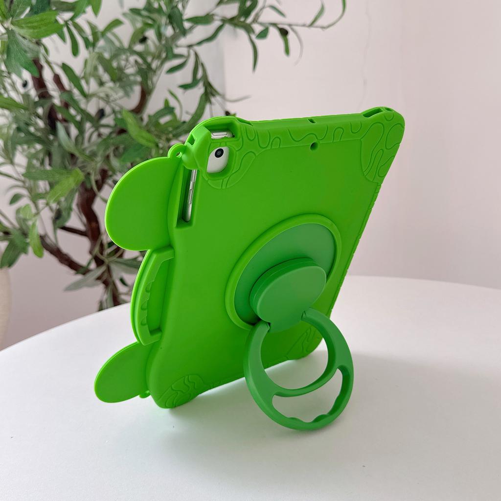 Cartoon Big Eyes Frog Tablet Case For Samsung Tab A7Lite A9 A11Plus T290/297 And iPad 7 8 9 10th 11th 12th Air Pro 11 A16 Mini 4 5 6 7 Kickstand