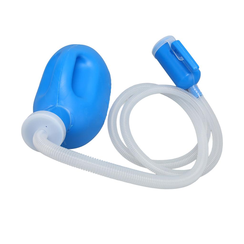 Male Urine Bottle Spill Proof Reusable 2000ML Thicken Long Tube Portable Urinal with Lid for Elderly Patient