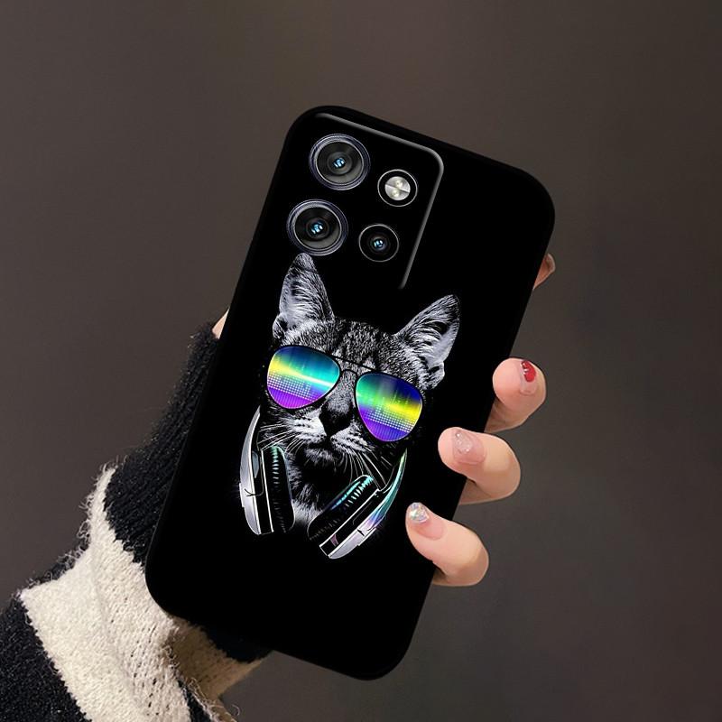 Para Capa Motorola Edge 50 Neo Edge50 Fusion 50S Pro Silicone TPU Macio Capa Traseira de Telefone Para Moto S50 X50 Ultra 5G Fundas de Luxo