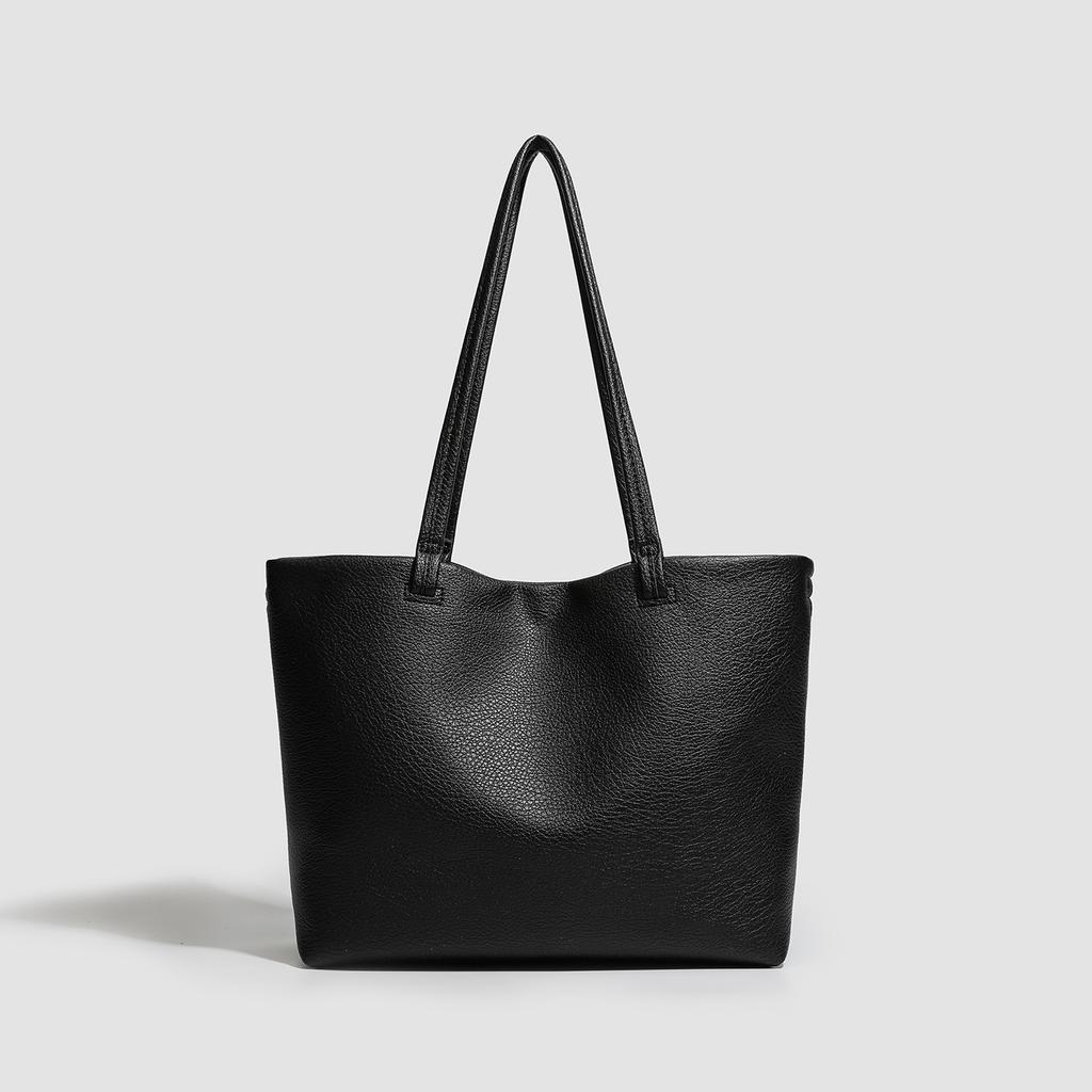 Nischendesign Tragetasche mit großem Fassungsvermögen, Tasche aus weichem Leder, Damen-Schulter-Unterarmtasche, hochwertiger Look, Mutter-Kind-Tasche, Pendlertasche, Trend