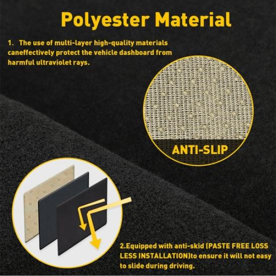 DashMat Car Dash Board Cover Dashboard Mat Fit For 1998-2004 99 00 Chevrolet S10