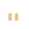 European-American Retro Gold Leaf Earrings