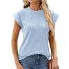 DX~~ New Round Neck Ladies Solid Color Short Sleeve Loose Casual T-shirt