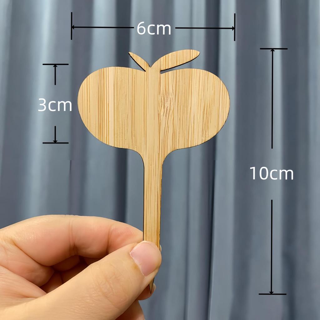 Bamboo Gardening Plant Labels & Succulent Flower Stakes
