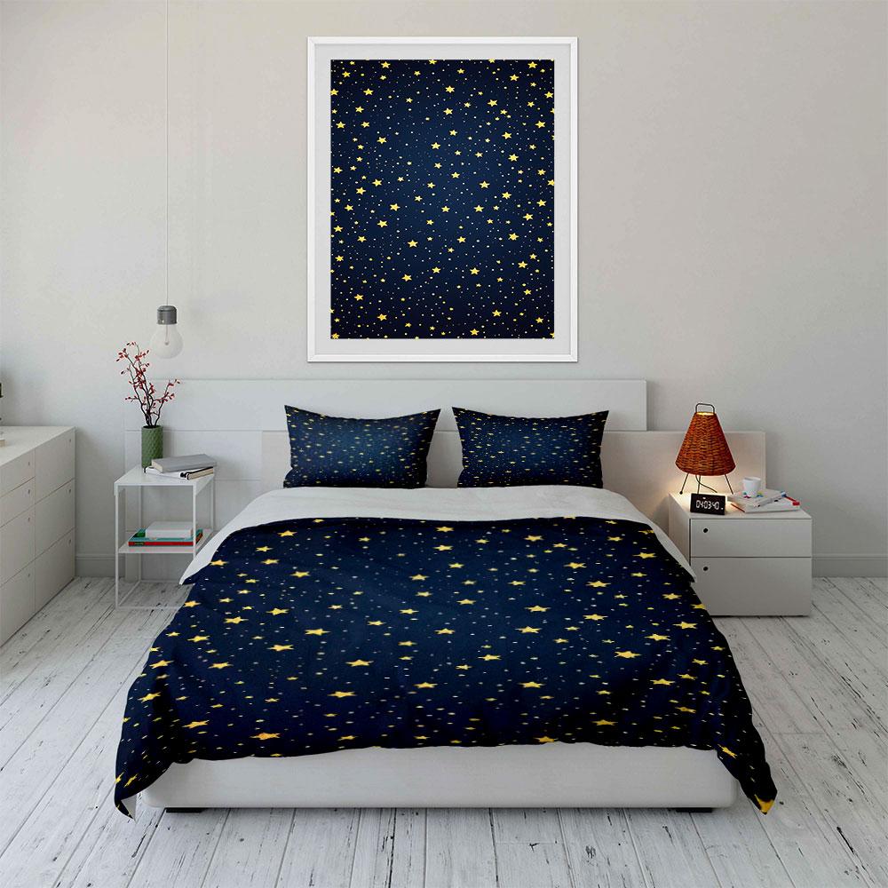 "Radiant cosmic starburst dreams" Bedding sets Duvet covers Pillowcases(1* Duvet Cover 2* Pillowcases without duvet insert)