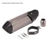 Universal Modified Exhaust Pipe for Motorcycle Models: 502C, Ninja 250, Z400, R25, MT-03, R1, and NVX 155.