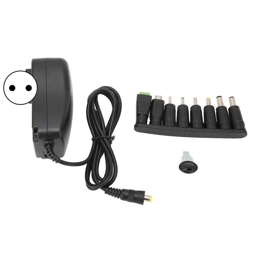 Multifunctional 30W Universal Power Adapter with USB Port Voltage Adjustable Power Adapter