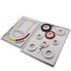 4Pcs Bead Design Board Bracelet Design Board Flocked Bead Board Necklace Beading Jewelry Organizer Tray DIY Making Tray