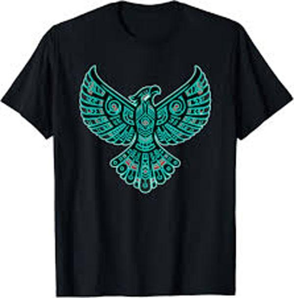 New Thunderbird Native American Design Best Gift 2Shirt Made in USA Size S to XL XXXL