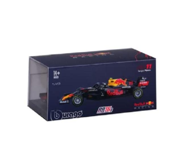 Bburago 2021 Signature Series RB16B Formula 1 F1 11 Sergio Checo Perez Race Sports Car Diecast Model 1/43 No.