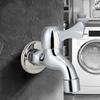 G1/2in Copper Single Cold Quick Open Small Faucet Washing Machine Mop Pool Basin Water Tap