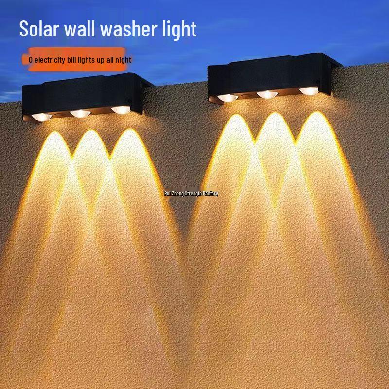 Waterproof Solar Wall Light - Outdoor Courtyard & Garden Decorative Spotlight