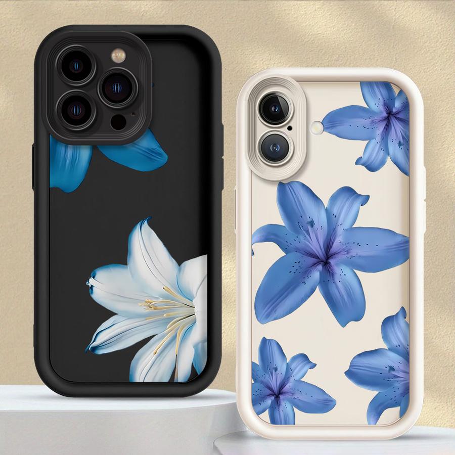 Case for iPhone 17 Pro Max 12 Pro 15 Plus Air 16 14 13 11 Phone Cover Cartoon Flower Pattern