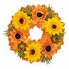 Autumn Maple Leaf Door Wreath Rustic Style Artificial Wreath Fall Wreath  Farmhouse Decor