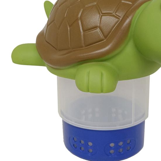 Kreslená želva Plavecký dávkovač chlóru Zvířátko Plovoucí Bazén Dávkovač chlóru Tablety Držák bromu Velké Malé bazény Vířivka Dekorace