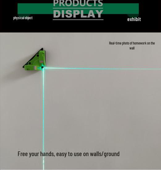 High Precision Infrared Multi-functional Laser Level 90° Right Angle Ruler