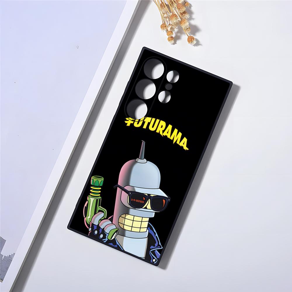 F-Futurama Anime B-Bender Phone Case For Samsung S24 Ultra S23 Fe S22 S20 S21 Plus Galaxy A54 A34 A24 A53 Note 20 Cover