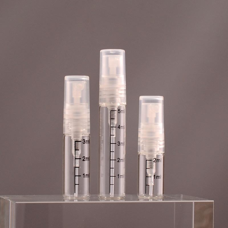1 Stück 2ml 3ml 5ml 10ml Skalenglasflasche Nachfüllbarer Sprühzerstäuber Leere Parfüm-Reise-Zerstäuber Kosmetikbehälter Proben-Testfläschchen