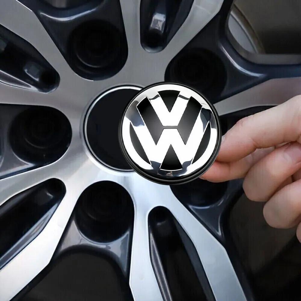 VW 4pcs 56MM 60MM 65MM Car Wheel Center for Volkswagen VW GTI ABT Golf 5 6 Polo Passat Tiguan CC Bettle Touran Scirocco Sharan SR32