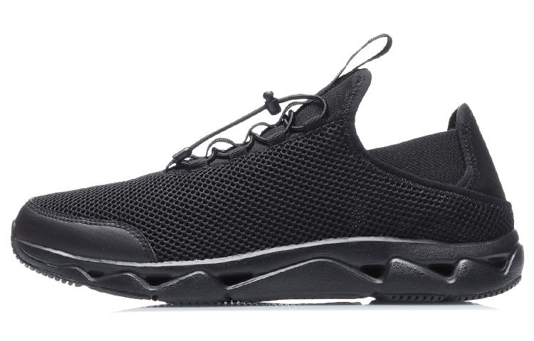 Li Ning Outdoor River Trekking Cushioning Slip Resistant Cushioning Slip Resistant Running Shoes Unisex Black AHLR007-2 44
