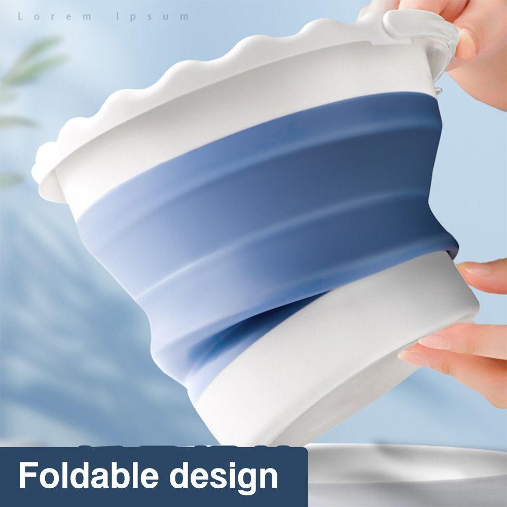 Portable Paint Brush Washing Bucket Silicone Paint Brush Washer Wash Pen Bucket  Students