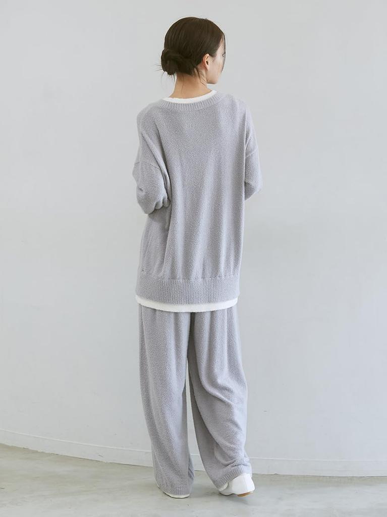 Mehrlagige Heiße Glatte Lange Hose PWNP255091GRYF