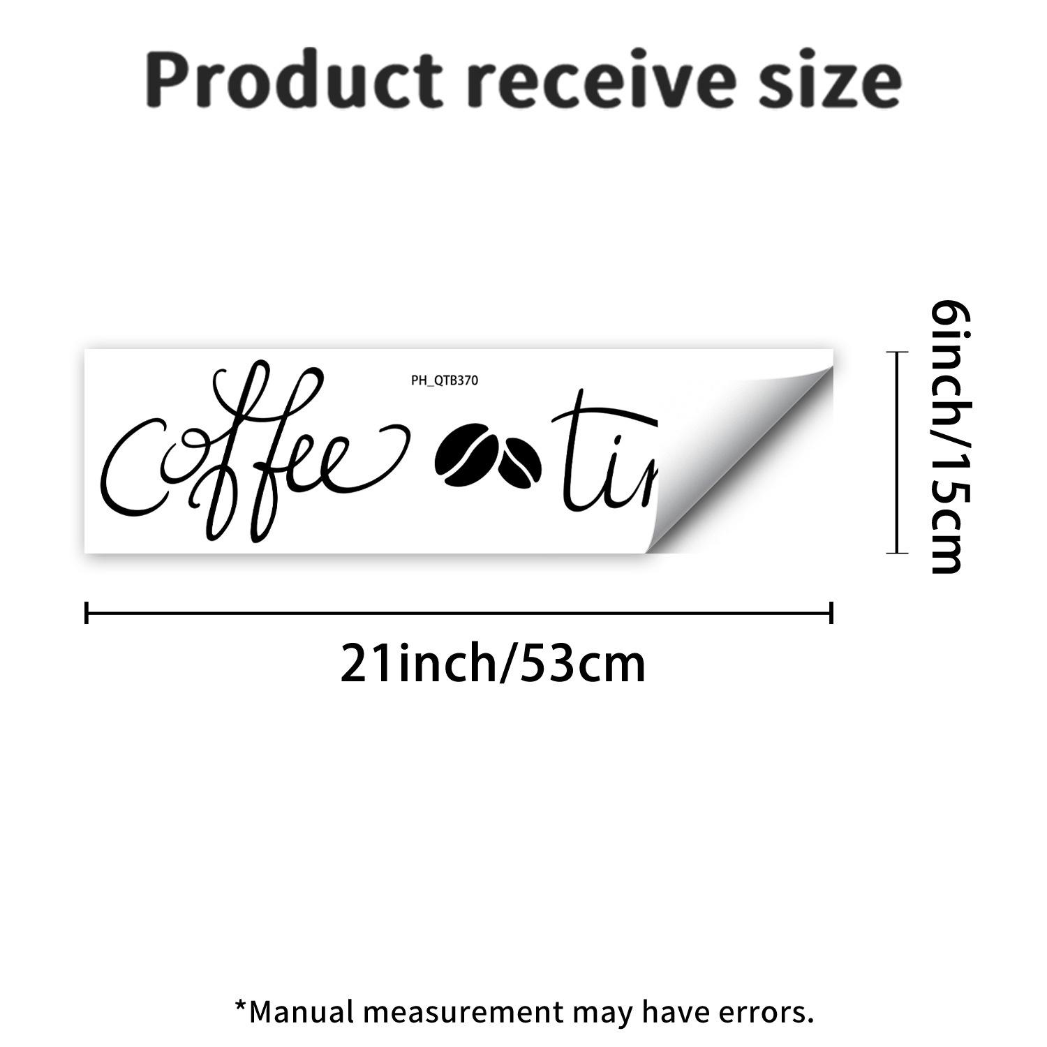 

Coffee Time English-Style Café Kitchen Decorative Decals