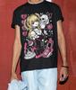 Death Note Misa AUnisexe T-Shirt Unisexga Anime Tee Unisex Sommer Baumwolle Bequem Locker Lässig Mode Oberteil T-Shirts