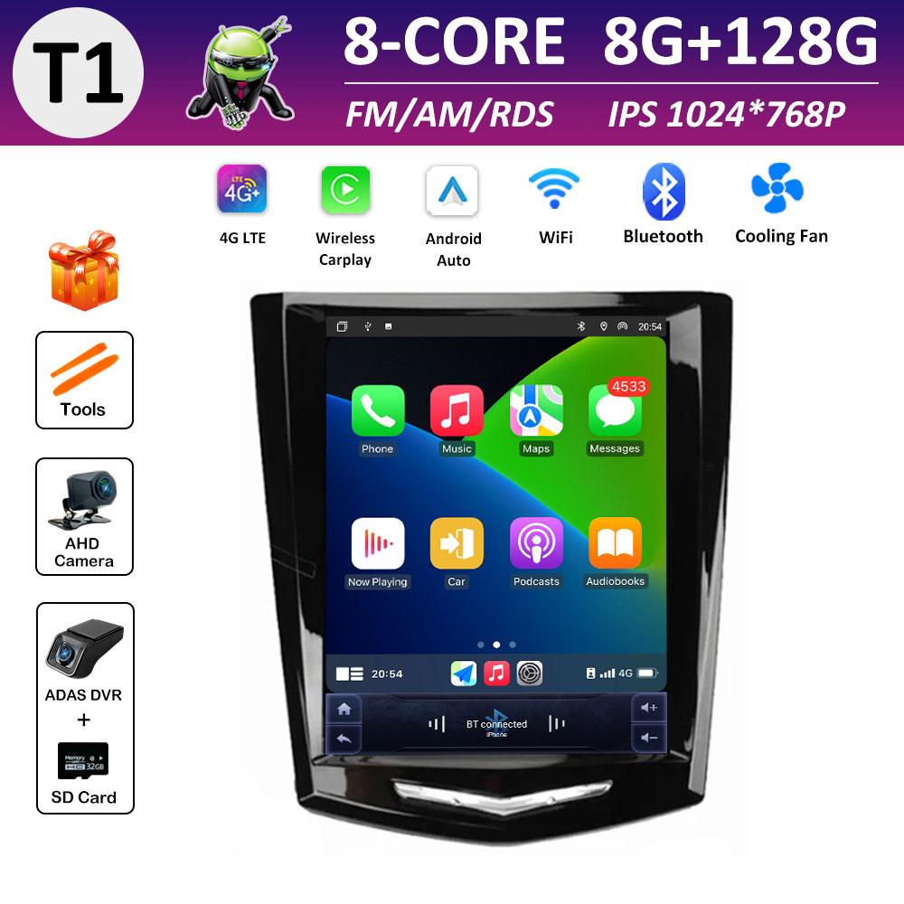 Smart System Autoradio Car Radio for Cadillac ATS XTS CTS SRX 2013 2014 2015 2016 Video Player Navigation GPS Accessories WIFI