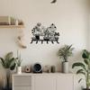 Metal Wall Art Decor Plaque Sign Home Office Kitchen Decoration