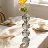 1Pc Glass Vase Hydroponics Desktop Ornaments Crystal Ball Bottle Creative Art Flower Ware Home Decor Colorful Ins
